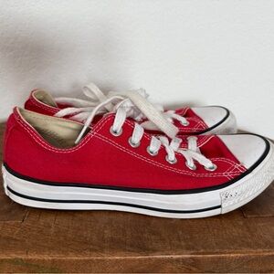 Converse Red and White Sneakers